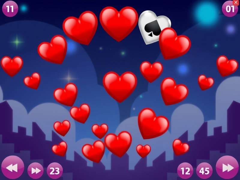 MSN Hearts Gameplay Interface on a laptop and mobile phone