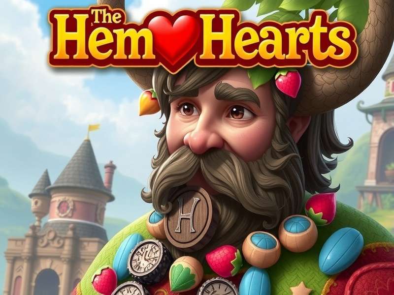 A bowl of fresh hemp hearts alongside playing cards arranged in a Hearts game suit