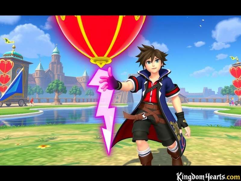 Artistic depiction of the Keyblade War from Kingdom Hearts lore