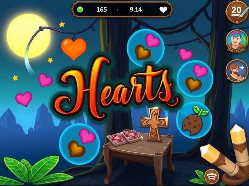 A group of friends playing Trickster Hearts card game in India