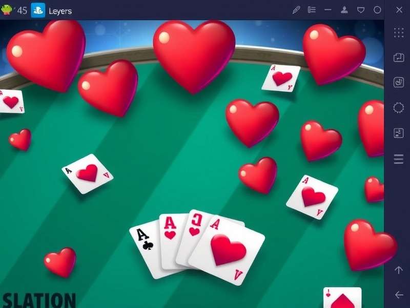 Hearts card game being played online with real players on multiple devices