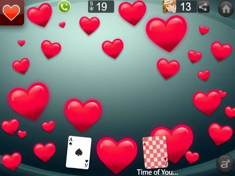 Hearts card game being played in traditional Indian setting