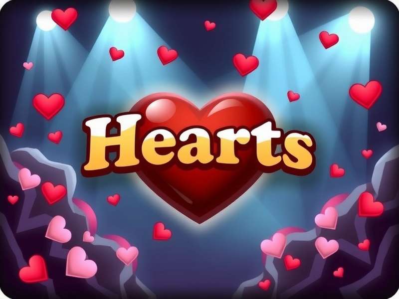 Hearts Card Game Classic — four players gathered around a table with cards, Indian game night atmosphere