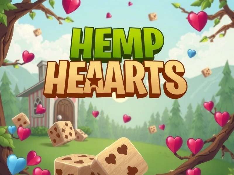 Hemp Hearts card game being played by Indian players in a traditional setting
